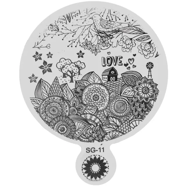 New Nails System Stamping Plate 11 piastra nail art