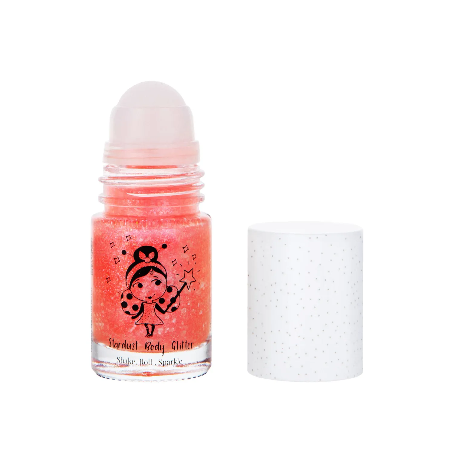 Miss Nella Planet Pink glitter corpo roll-on bambina