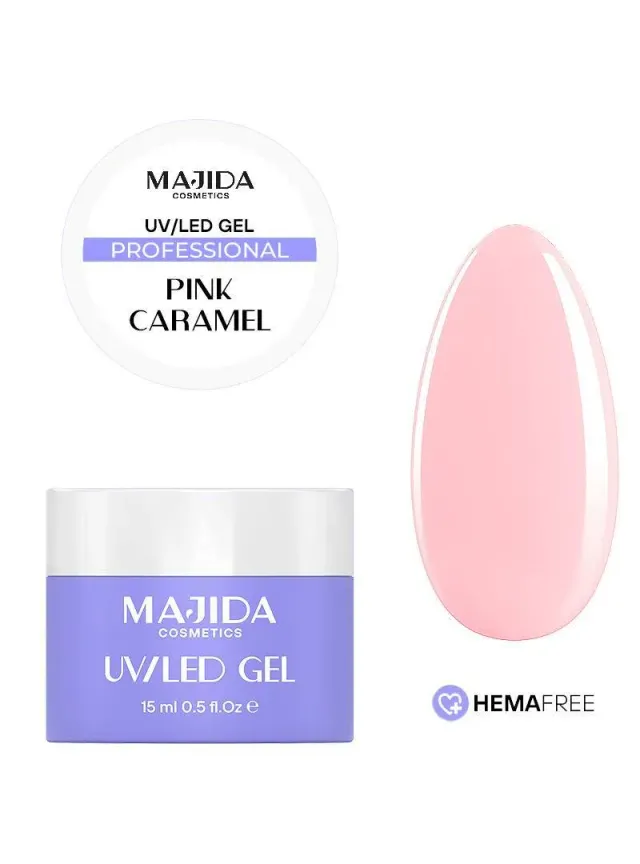 Majida Cosmetics Professional Gel Pink Caramel 15ml coprente