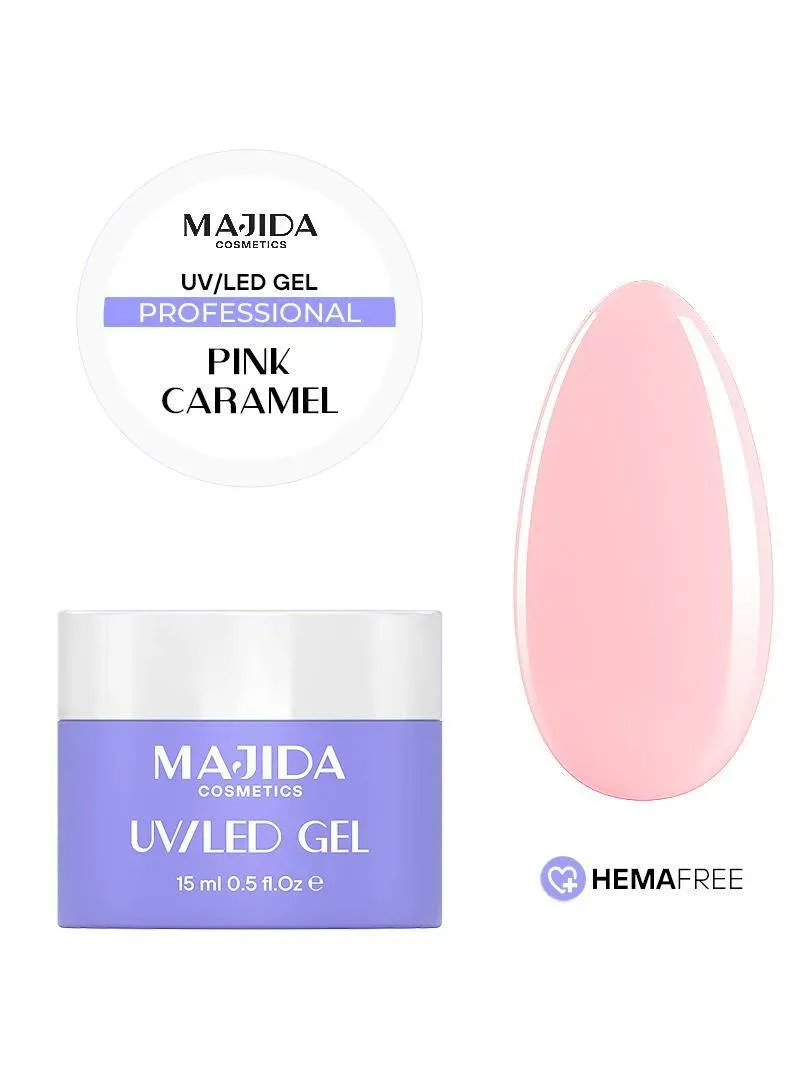 Majida Cosmetics Professional Gel Pink Caramel 15ml coprente