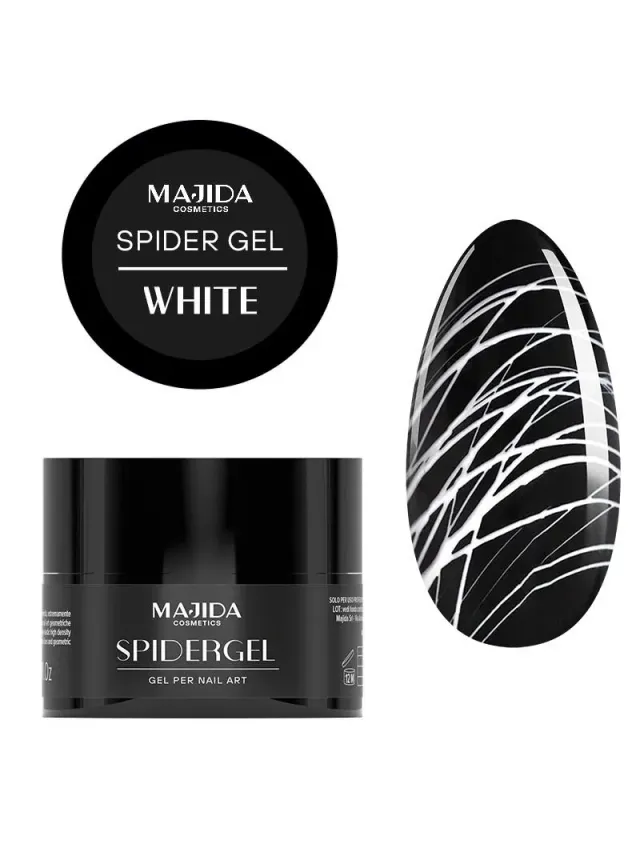 Majida Cosmetics Spider Gel Bianco art gel elastico