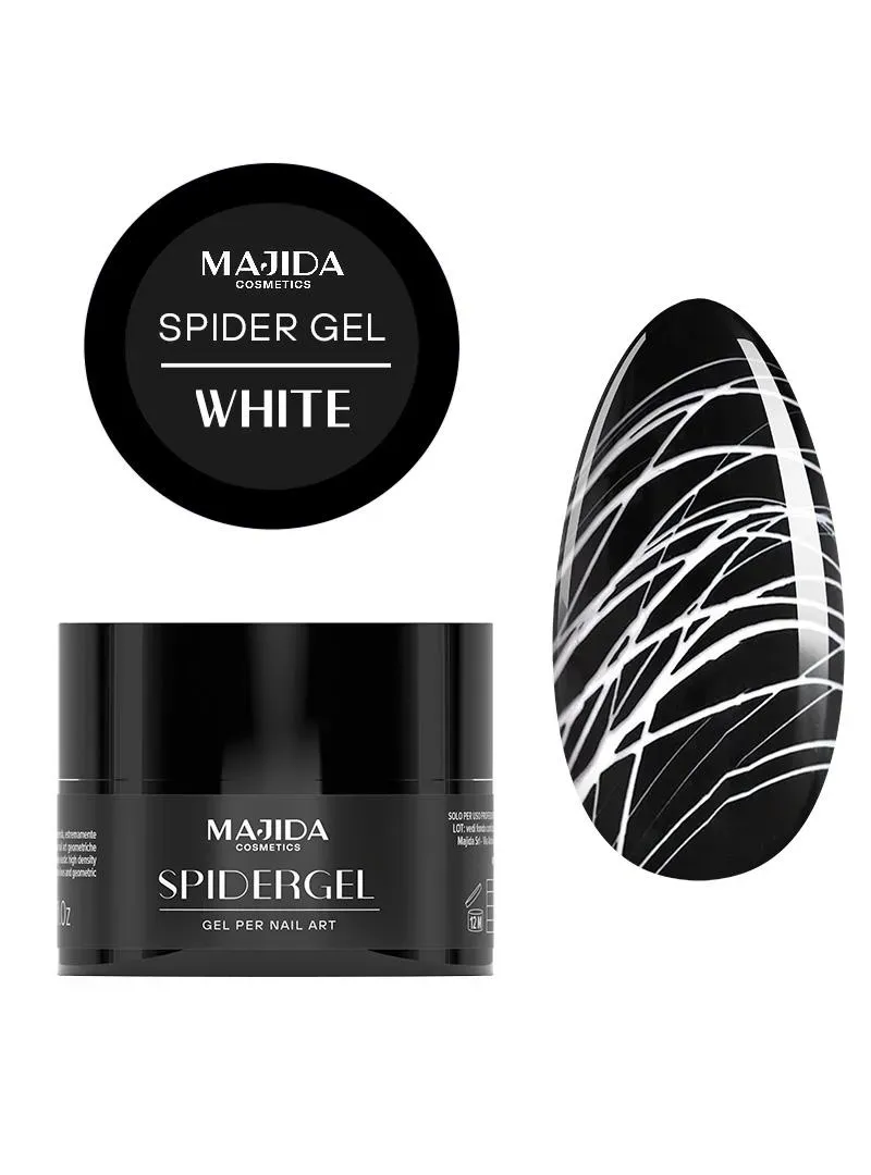 Majida Cosmetics Spider Gel Bianco art gel elastico