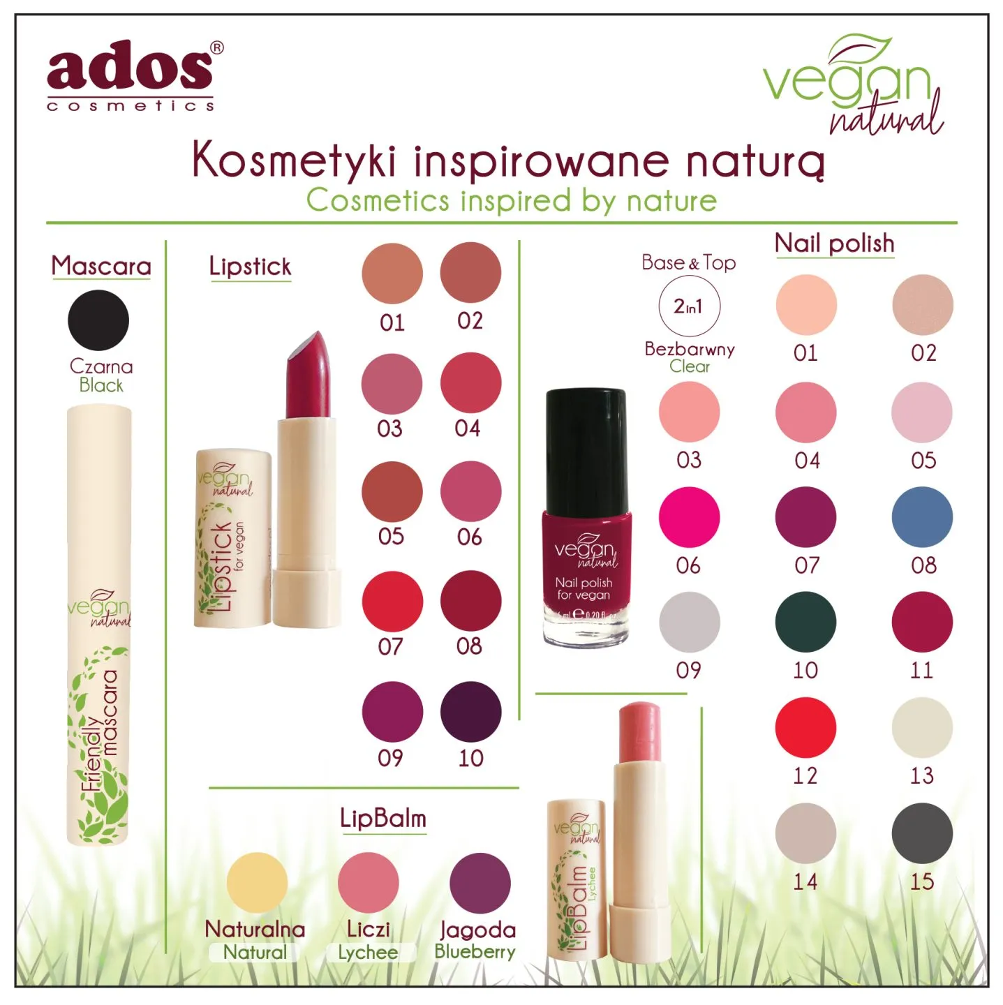 Ados Base Top 2in1 base top vegano 6 ml protettivo