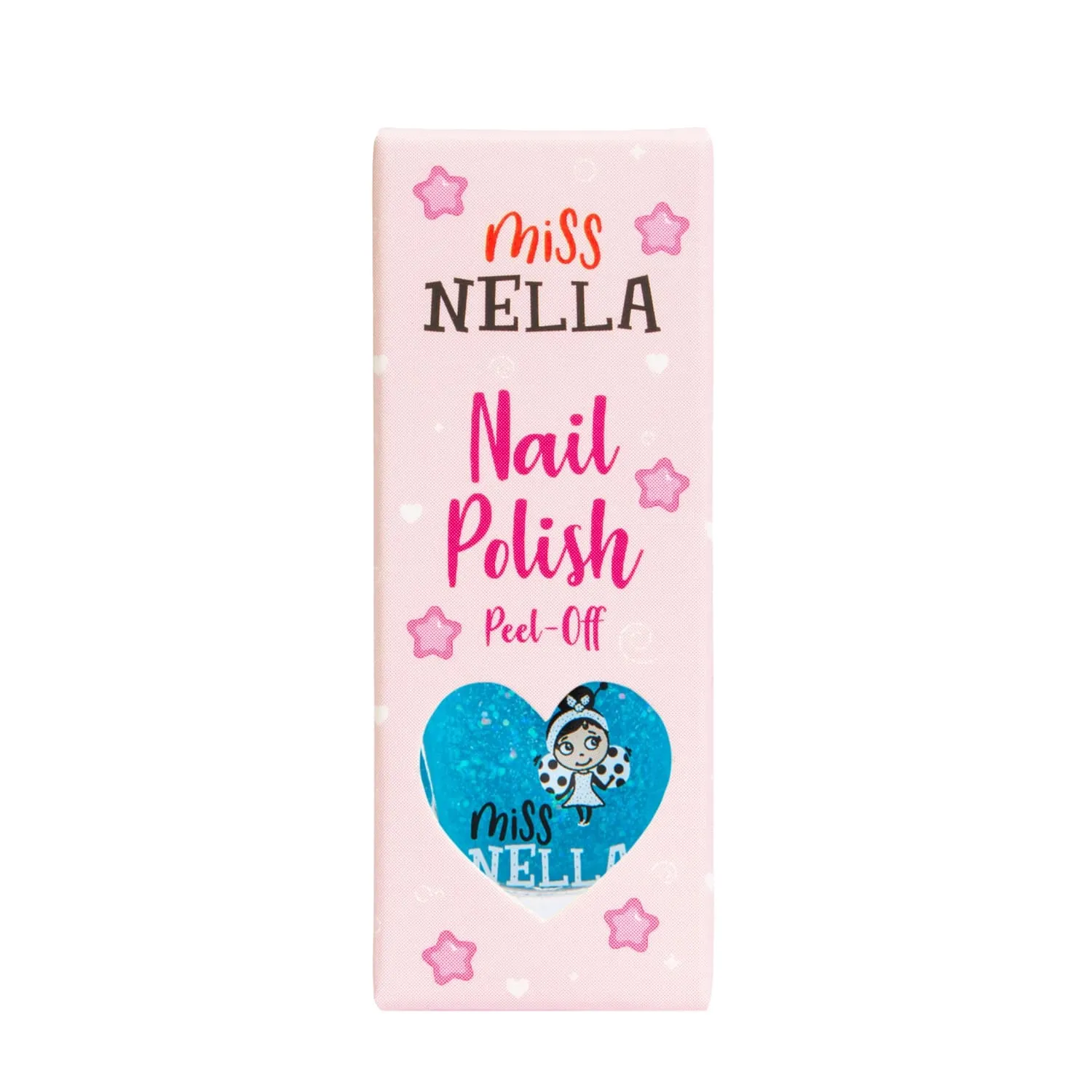 Miss Nella Under The Sea smalto blu glitter peel off