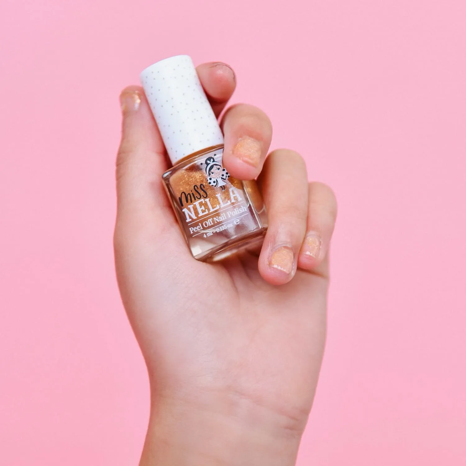 Miss Nella MN30 Open Sesame smalto oro glitter per bambine