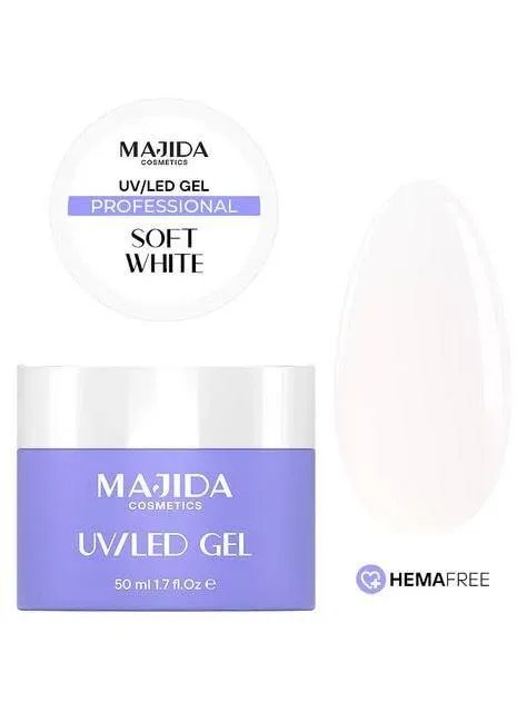Majida Cosmetics Professional Gel Soft White gel ricostruzione 200 ml bianco latte