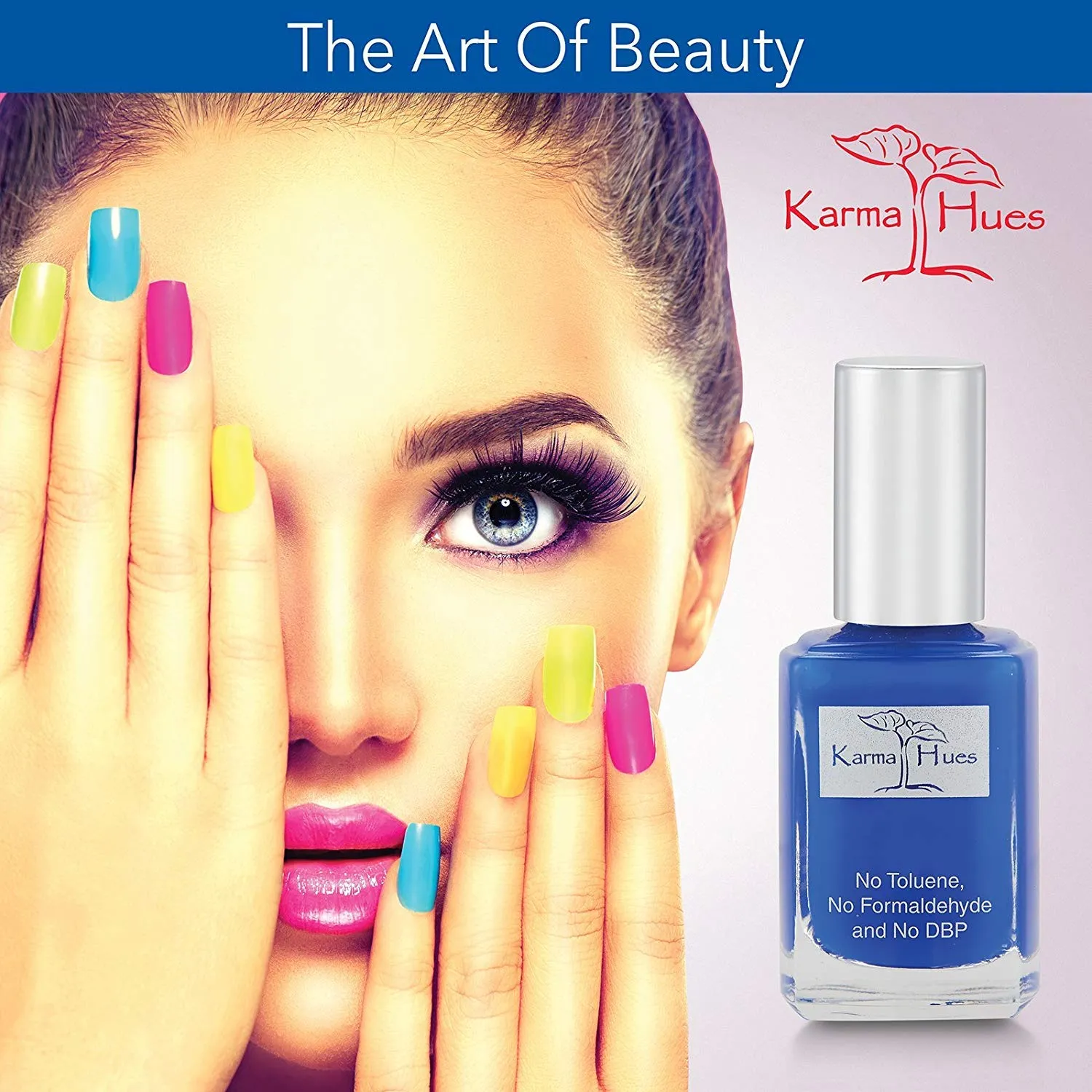 Karma Organic Peacock Blue smalto unghie vegano