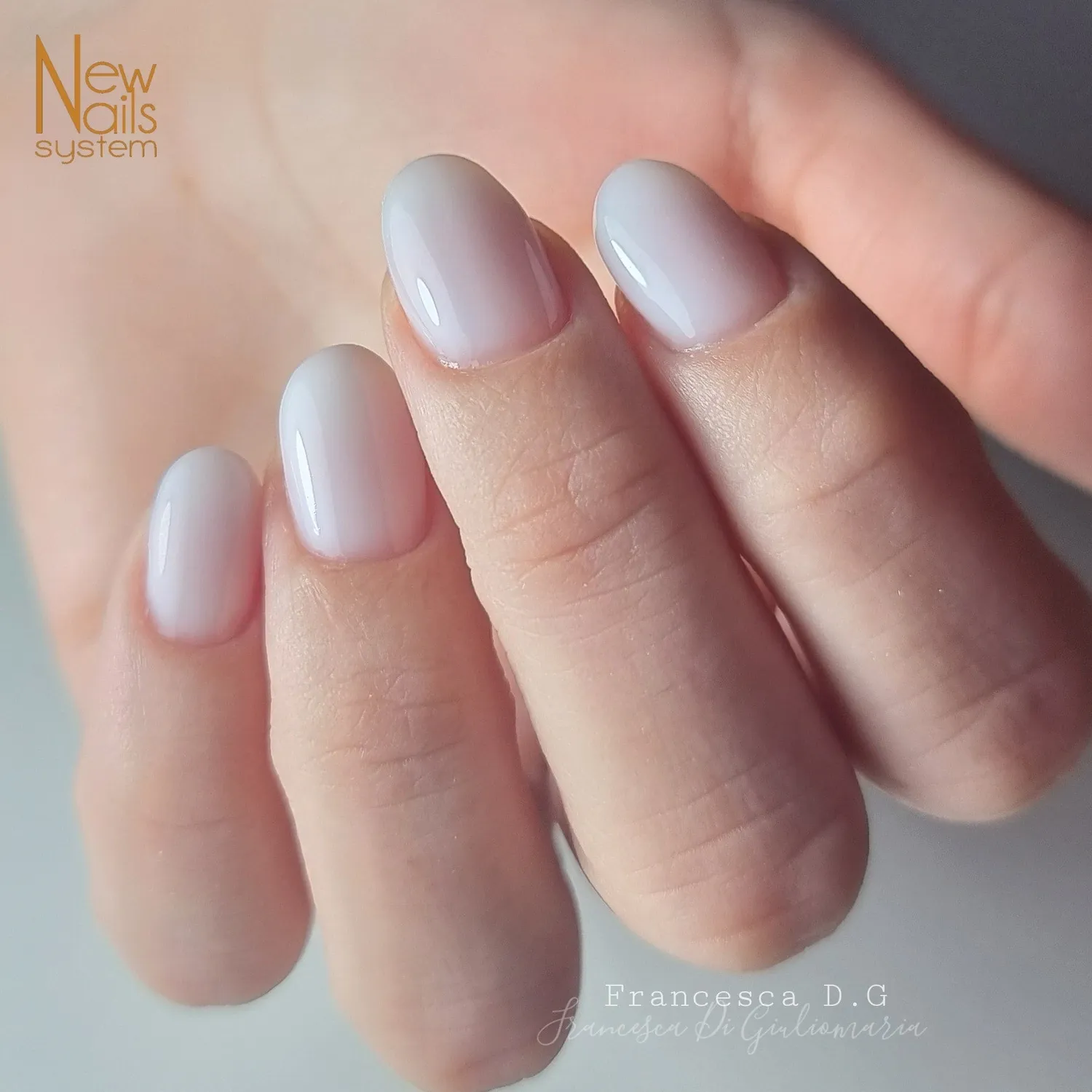 New Nails System Fast Fill Milk rubber base bianco latte con fibre
