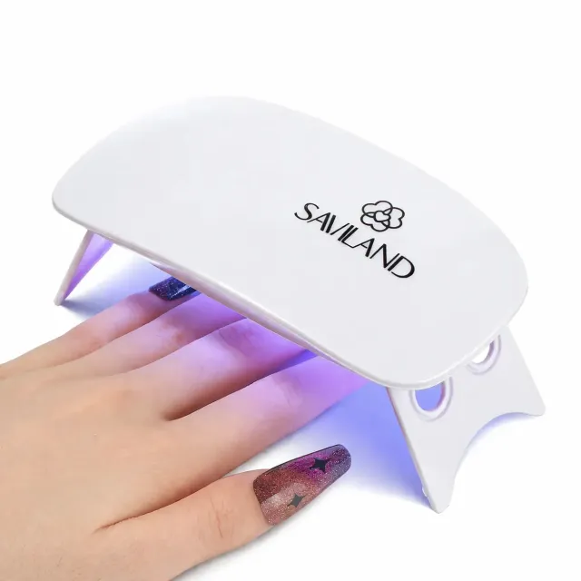 Saviland Mini Lampada Unghie UV LED 12W pieghevole