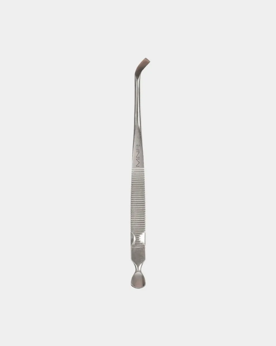Mesauda Spingicuticole Doppio Ergonomico attrezzo acciaio inox