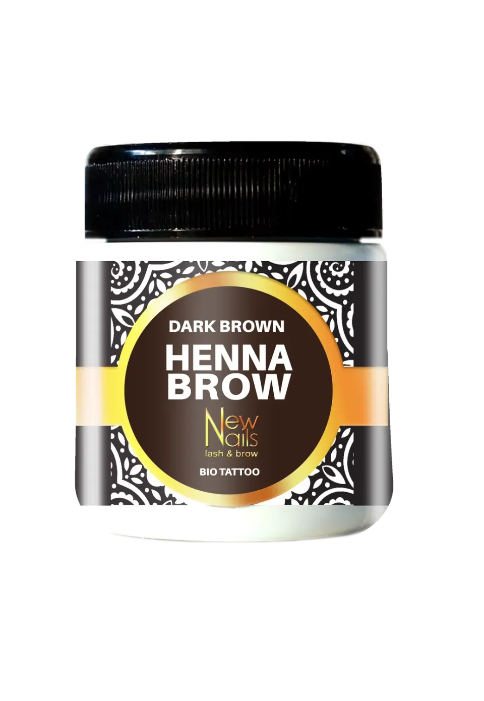 New Nails System Henna Brow henné sopracciglia dark brown 20 g