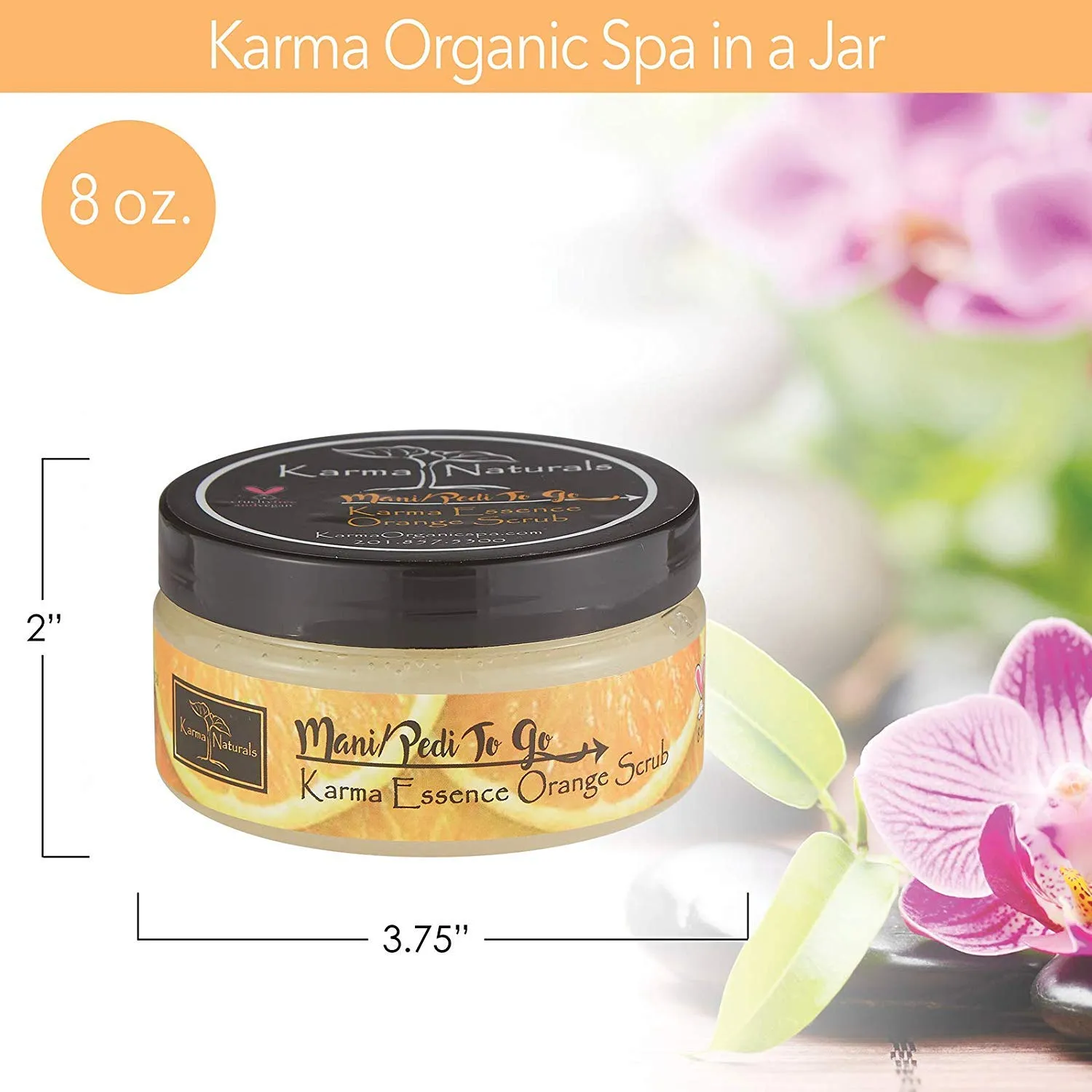 Karma Organic Essence Orange scrub corpo esfoliante zucchero