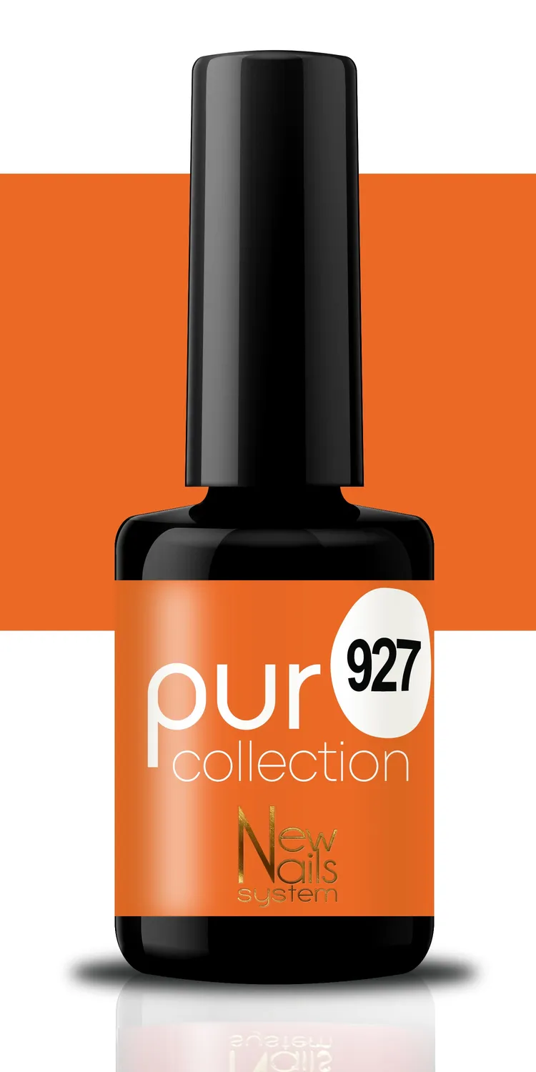 New Nails System Cardigan 927 Smalto Semipermanente Arancio UV/LED
