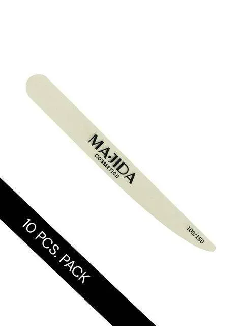 Majida Cosmetics Lima 100/180 lima unghie 10 pz resistente