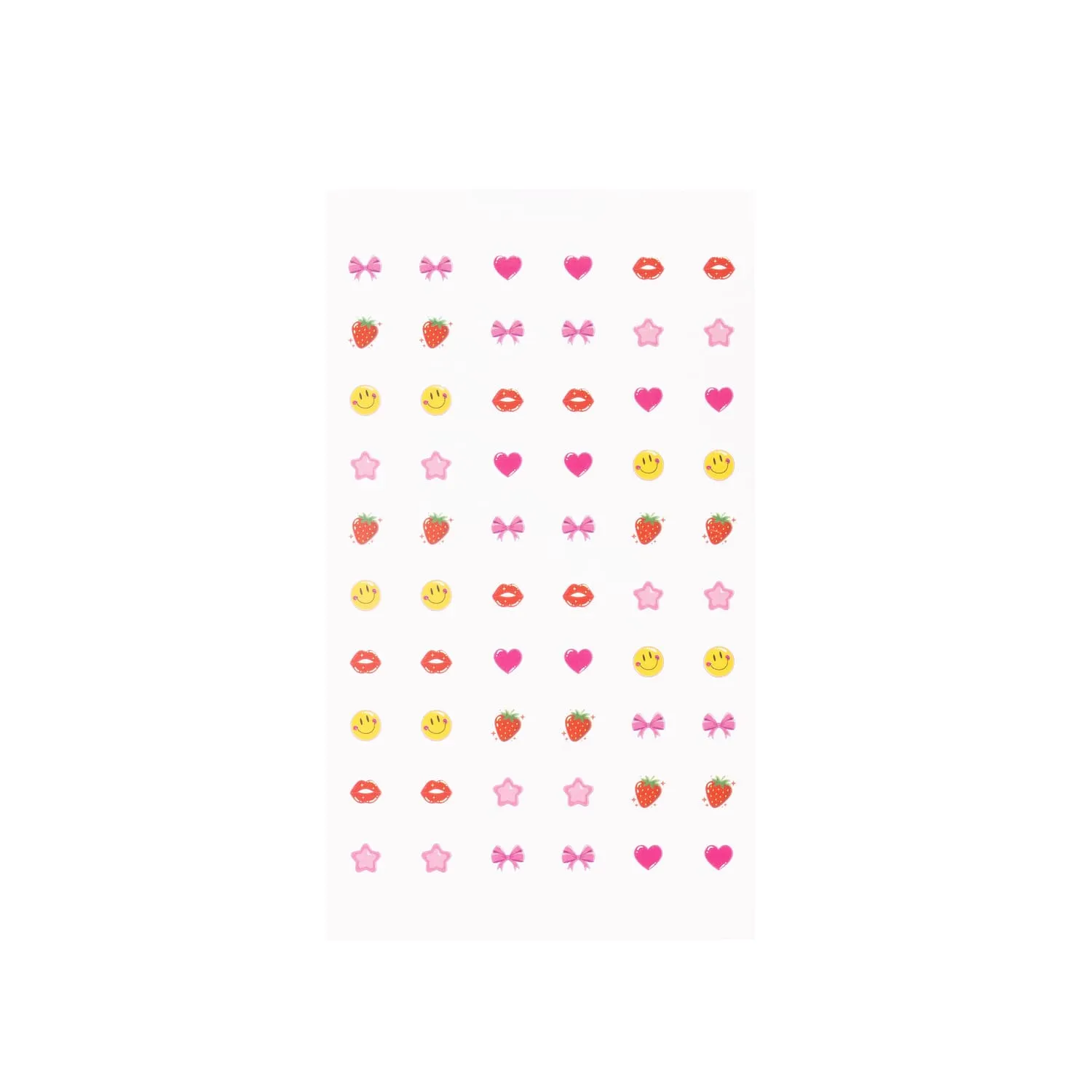 Miss Nella Pretty Pop stickers unghie 60 pezzi