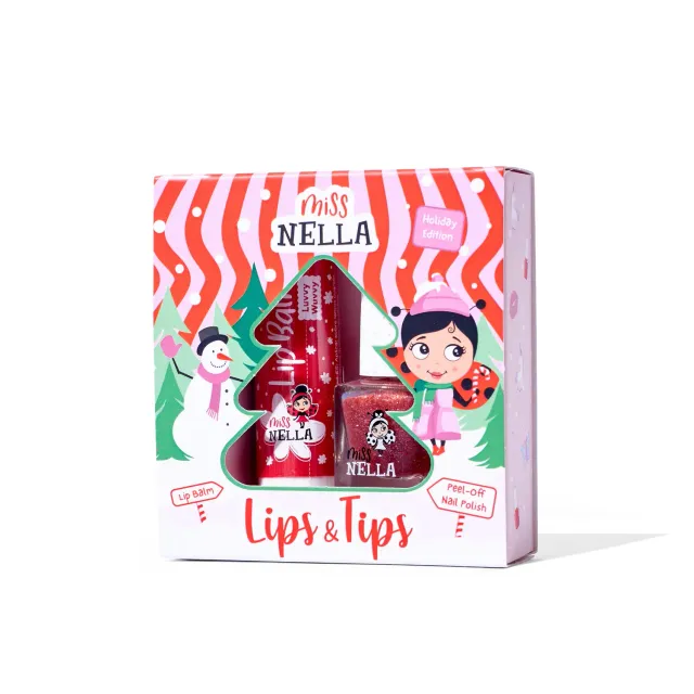 Miss Nella Festive Duo smalto Shazam balsamo labbra
