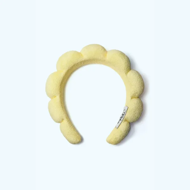 Miss Nella Lemon Sorbet fascia capelli bubble gialla