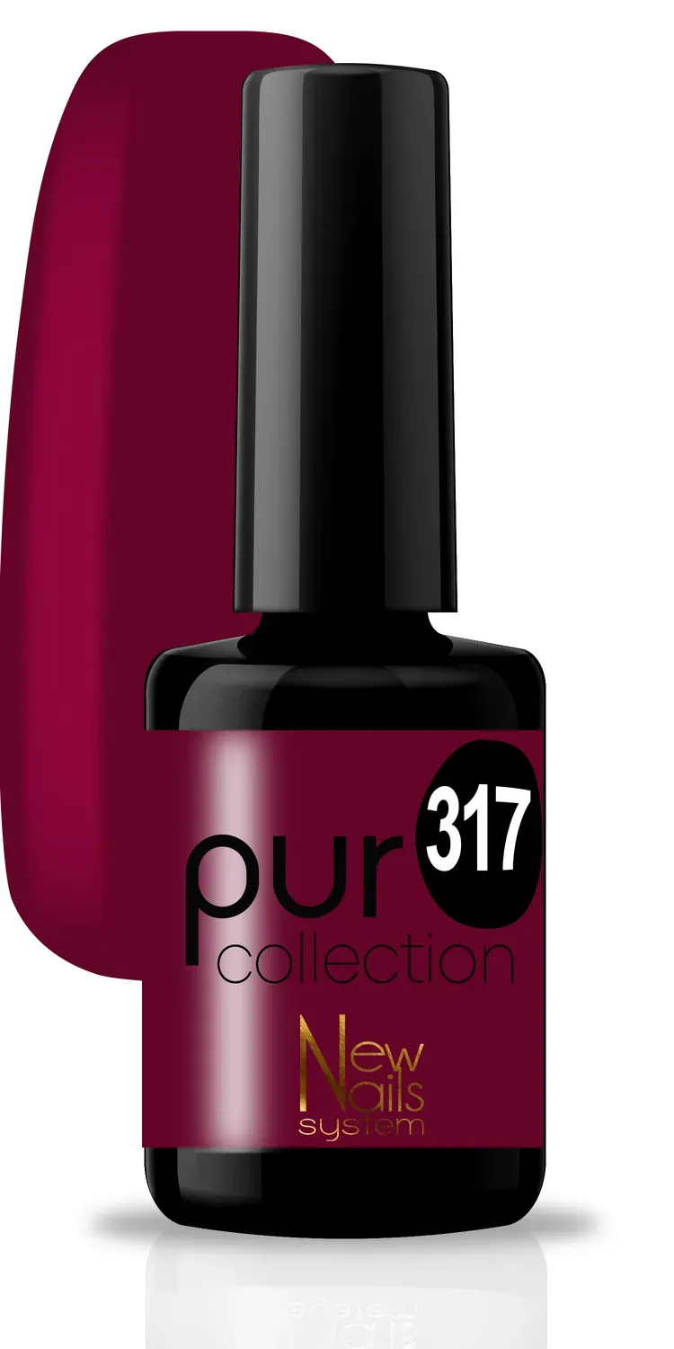 New Nails System Hot Cherry 317 smalto semipermanente rosso ciliegia
