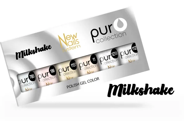 New Nails System Milkshake set 6 smalti semipermanenti lattiginosi