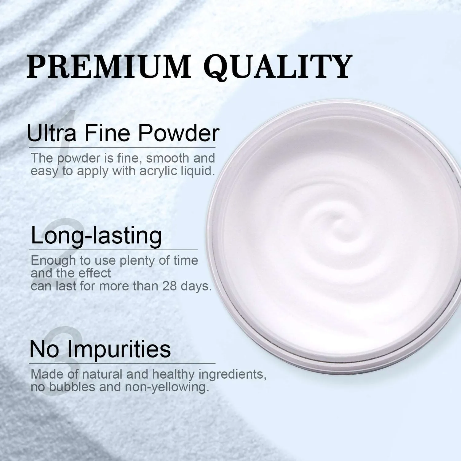 Saviland Polvere Acrilica bianca white 120g professionale