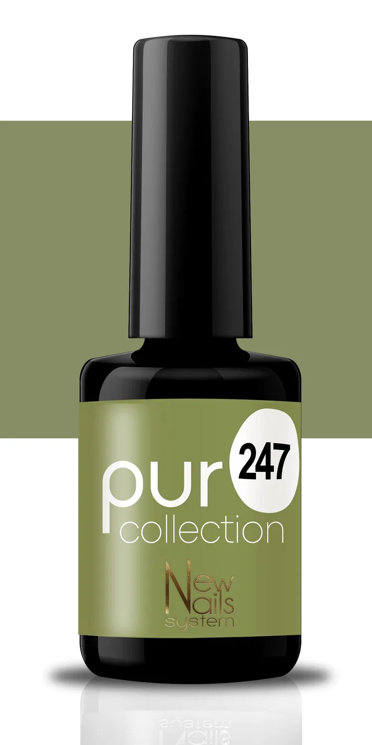 New Nails System Green Life 247 smalto semipermanente verde oliva