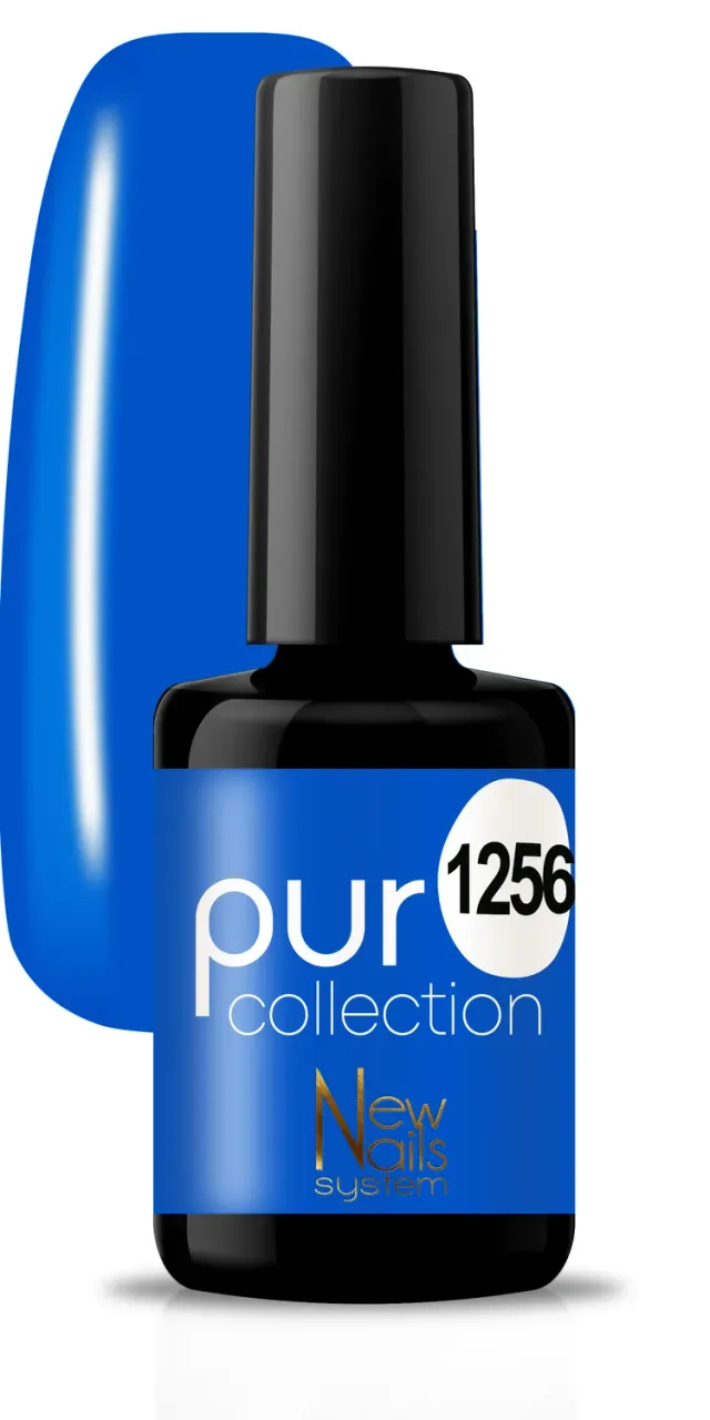 New Nails System Blues 1256 smalto blu brillante
