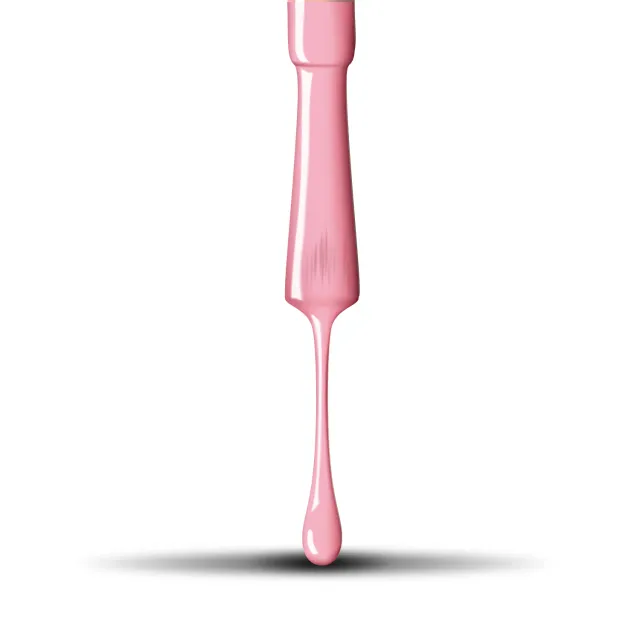 New Nails System Fast Fill Baby Pink rubber base fibre UV LED