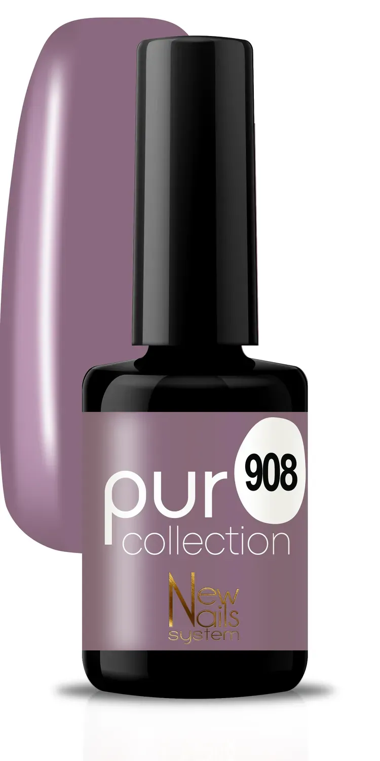 New Nails System Cardigan 908 smalto semipermanente cipolla scuro