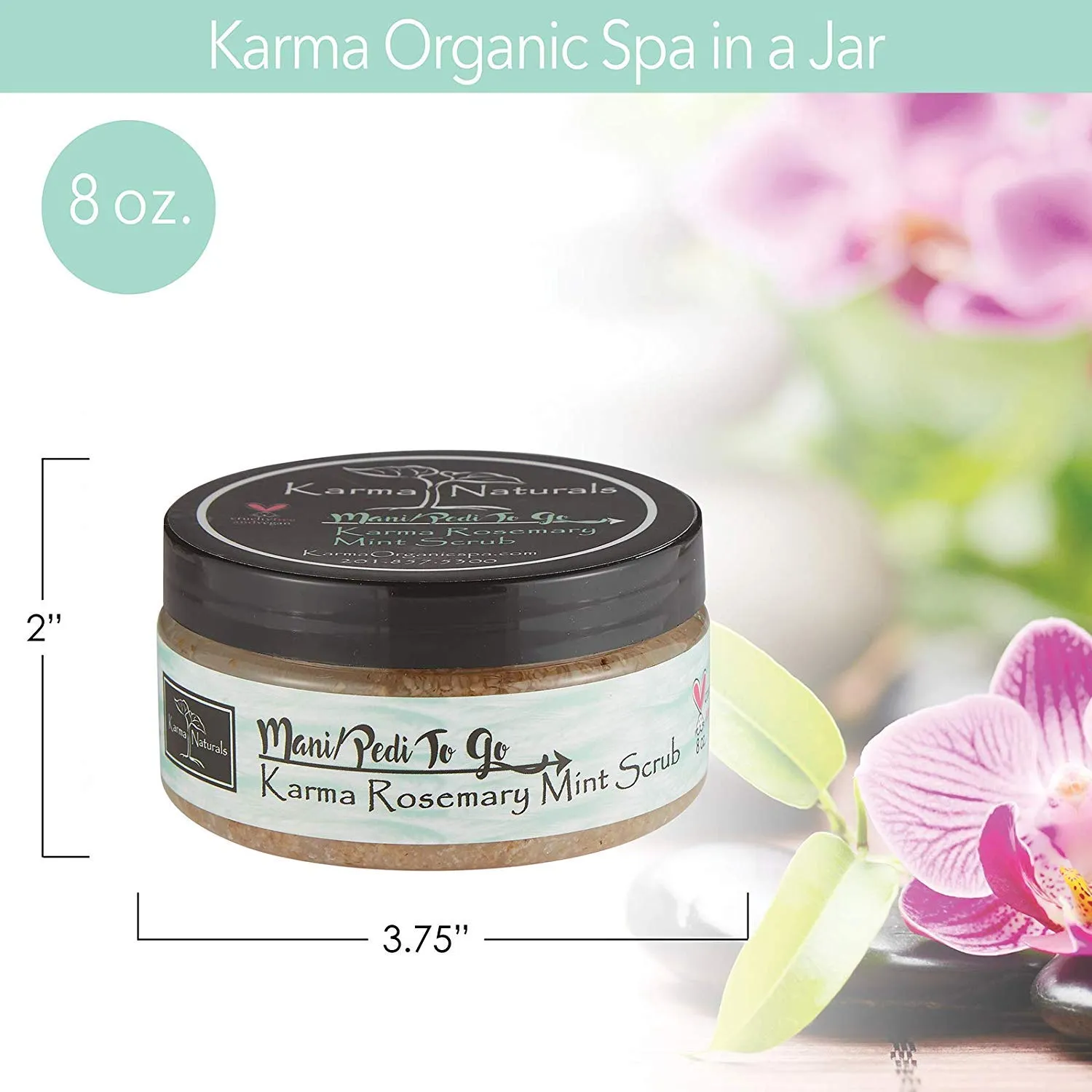 Karma Organic Rosmarino Menta scrub corpo esfoliante naturale