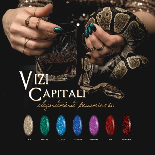 Majida 7 Vizi Capitali Smalto Semipermanente 7 pz Coprente