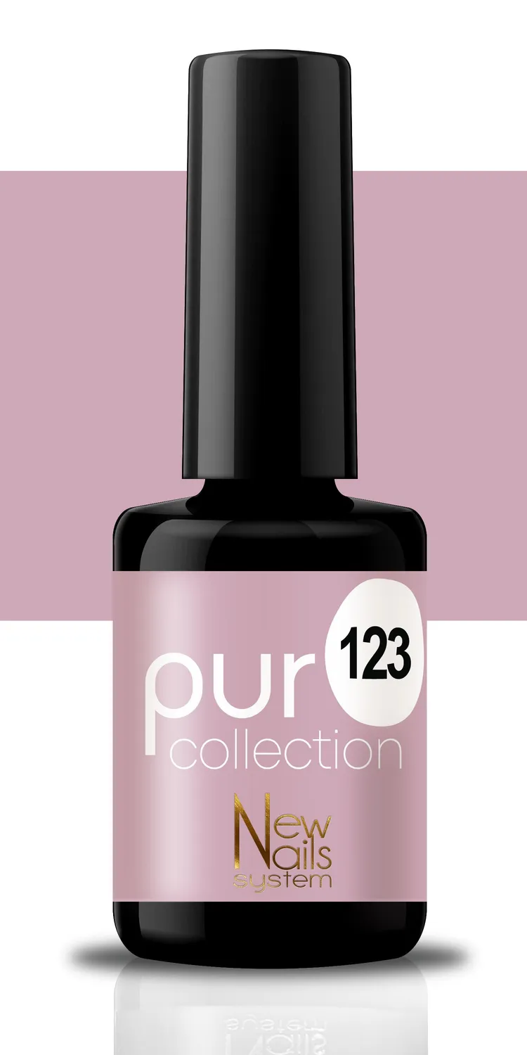 New Nails System Black & White 123 smalto semipermanente rosa antico
