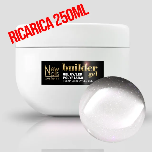 New Nails System Milk Star Classic gel costruttore 250ml latte glitter