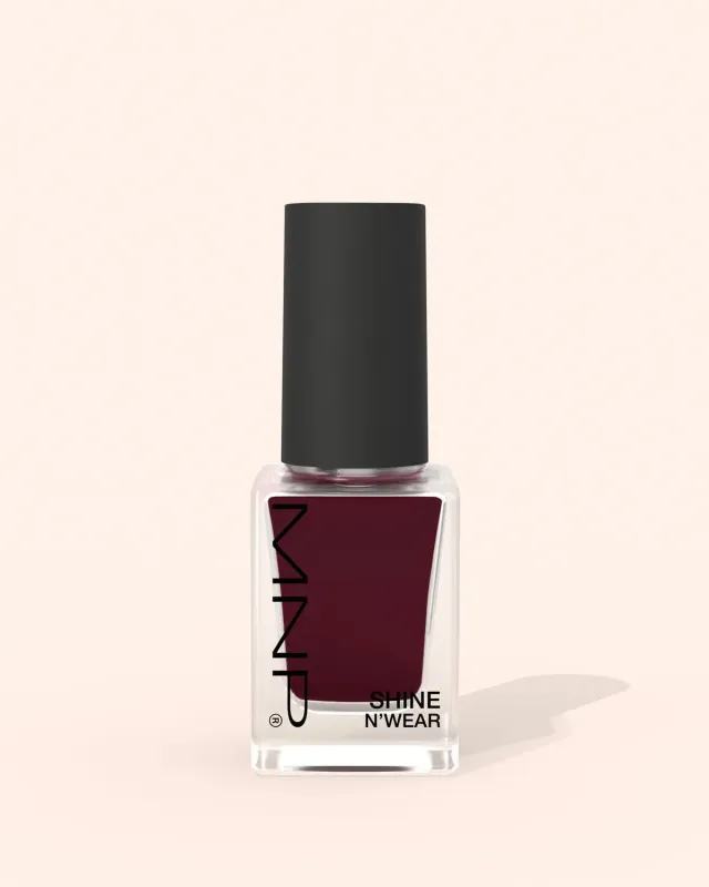 Mesauda Shine N'Wear 201 Smalto Classico 10 ml Rouge Noir