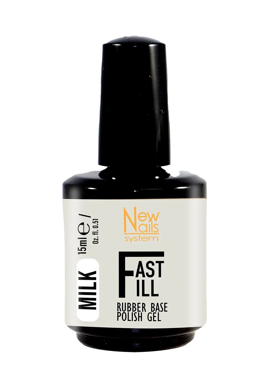 New Nails System Fast Fill Milk rubber base bianco latte con fibre