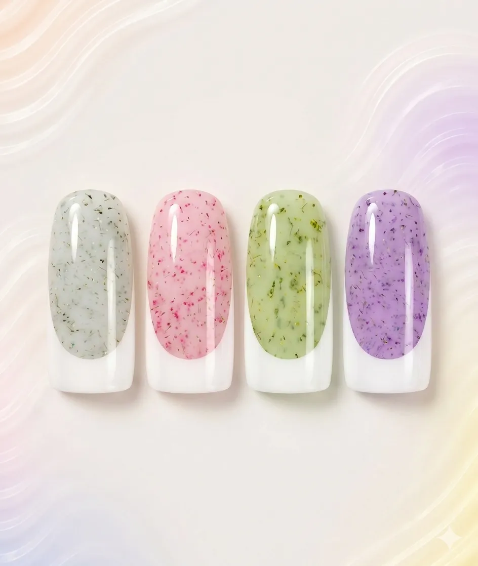 New Nails System Floreal Builder Collection Gel 4 pz Fiori