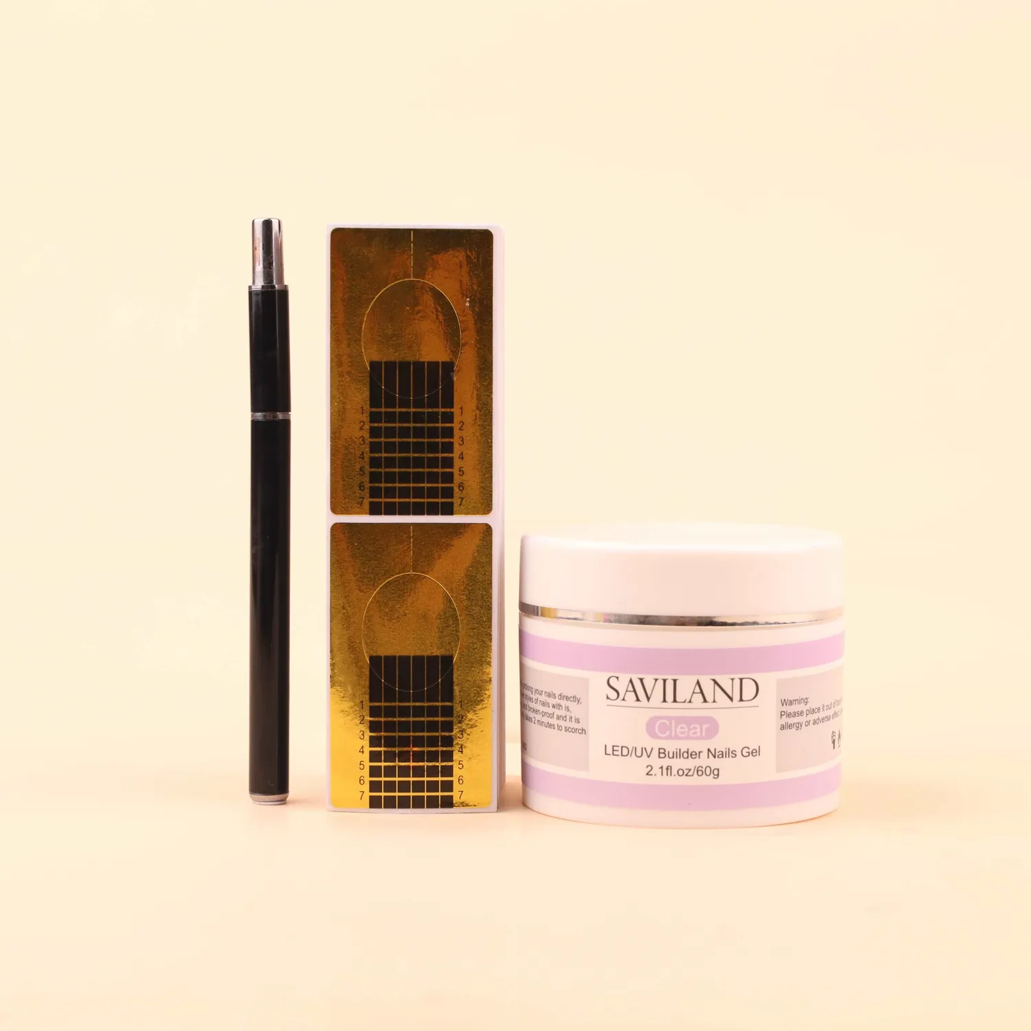 Saviland Builder Gel Trasparente 60 g per Extension Forti