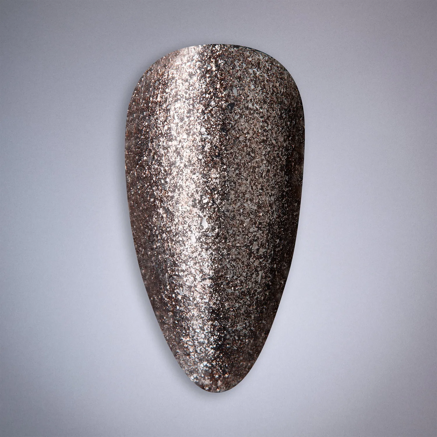Nail Concept InkColor Platinum Cocoa smalto semipermanente 15ml marrone glitter