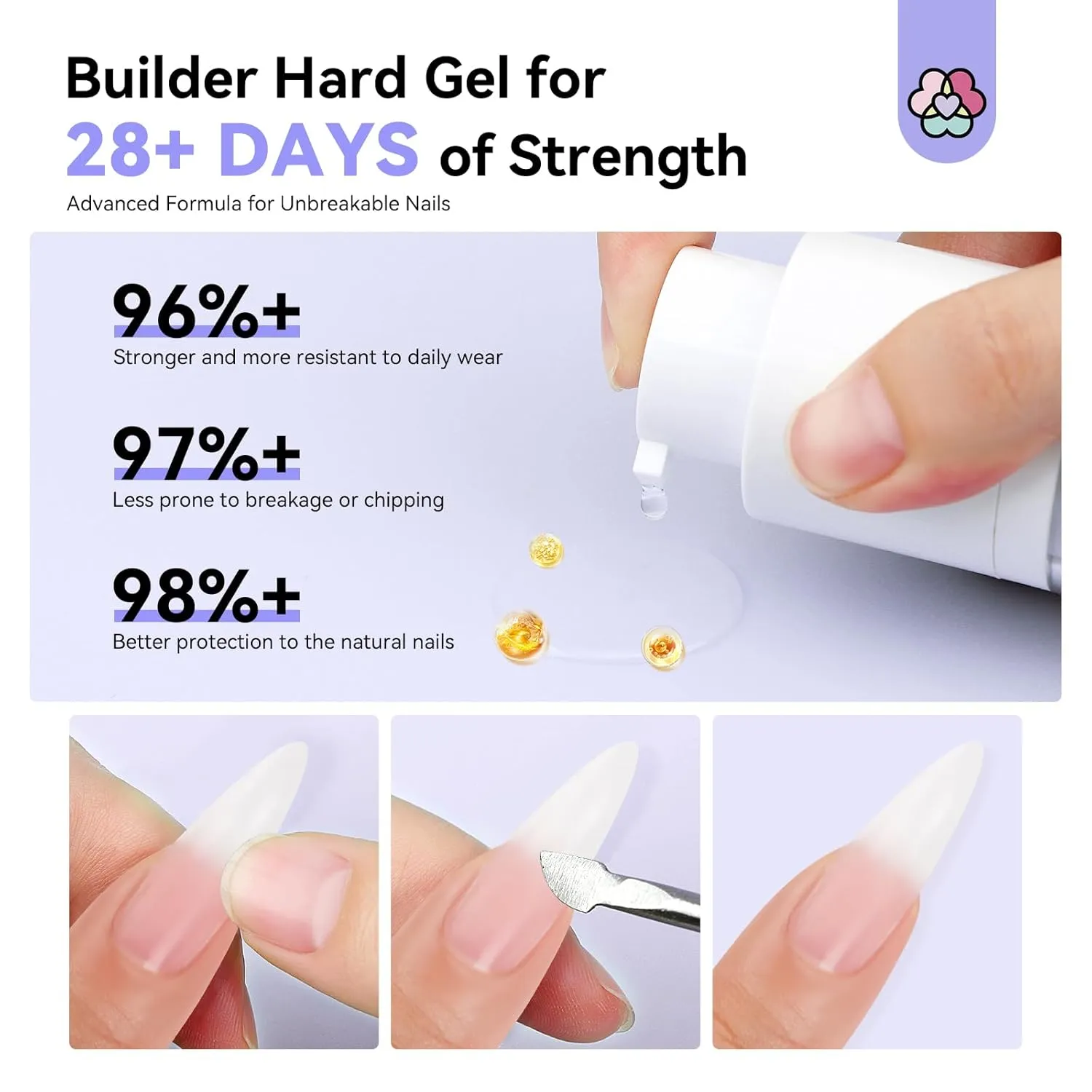 Saviland Builder Gel Clear Flacone 50g smalto coprente
