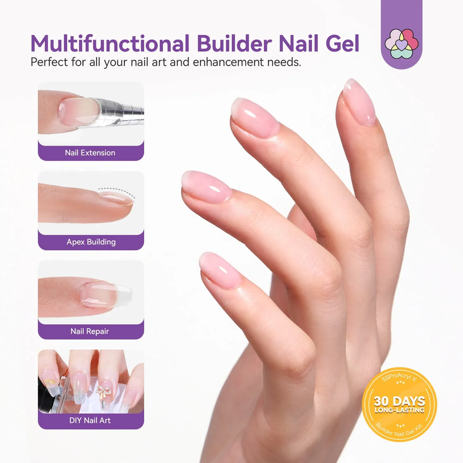 Saviland C Hard builder gel kit estensione 50 ml
