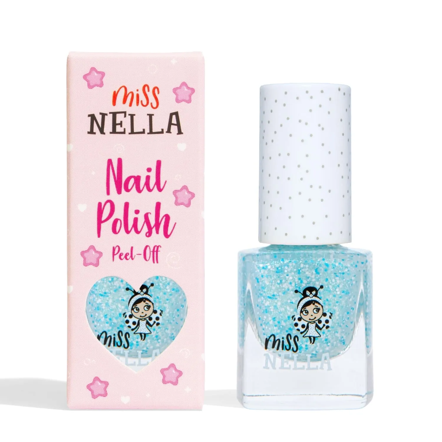 Miss Nella Once Upon A Time smalto peel off azzurro glitter
