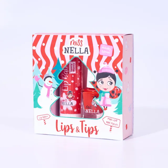 Miss Nella Festive Duo set smalto + balsamo labbra