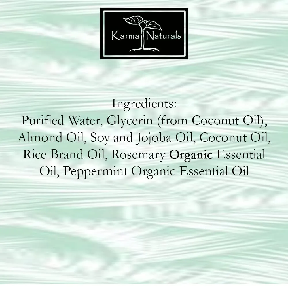 Karma Organic Rosmarino Menta lozione corpo pelle grassa
