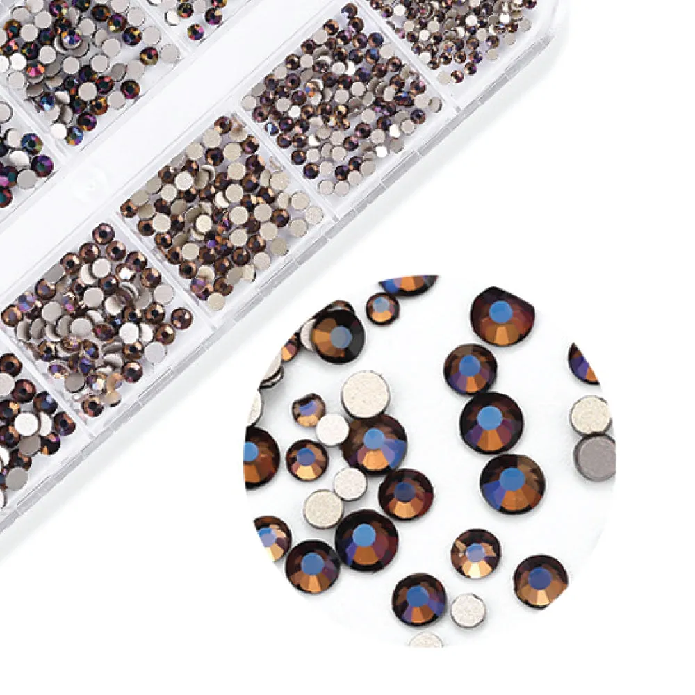 New Nails System Strass Kit 08 Cristalli Nail Art Mix Misure