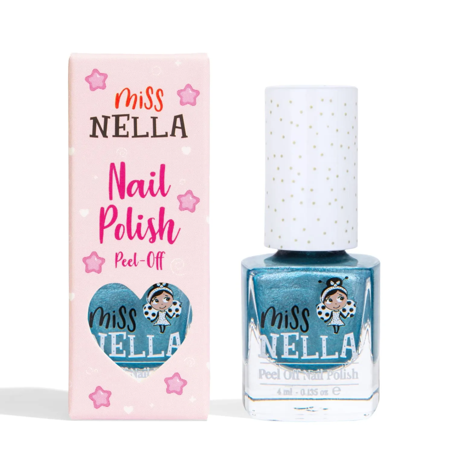 Miss Nella Rawr-Some smalto peel off blu metallizzato