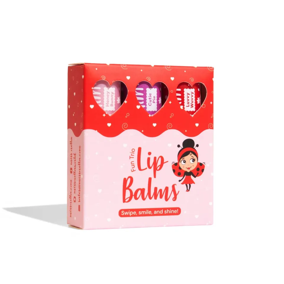 Miss Nella Lip Balm Trio balsamo labbra bimba 3 pezzi