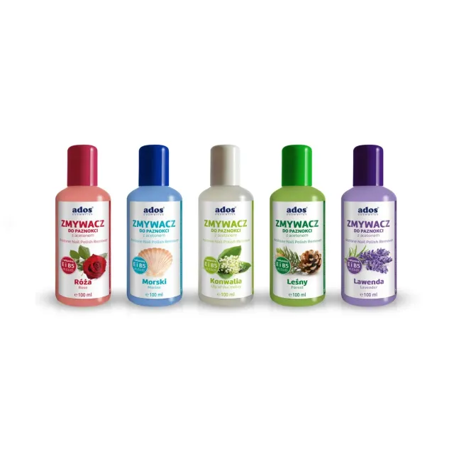 Ados Cosmetics Acetone solvente unghie 100 ml con vitamina E