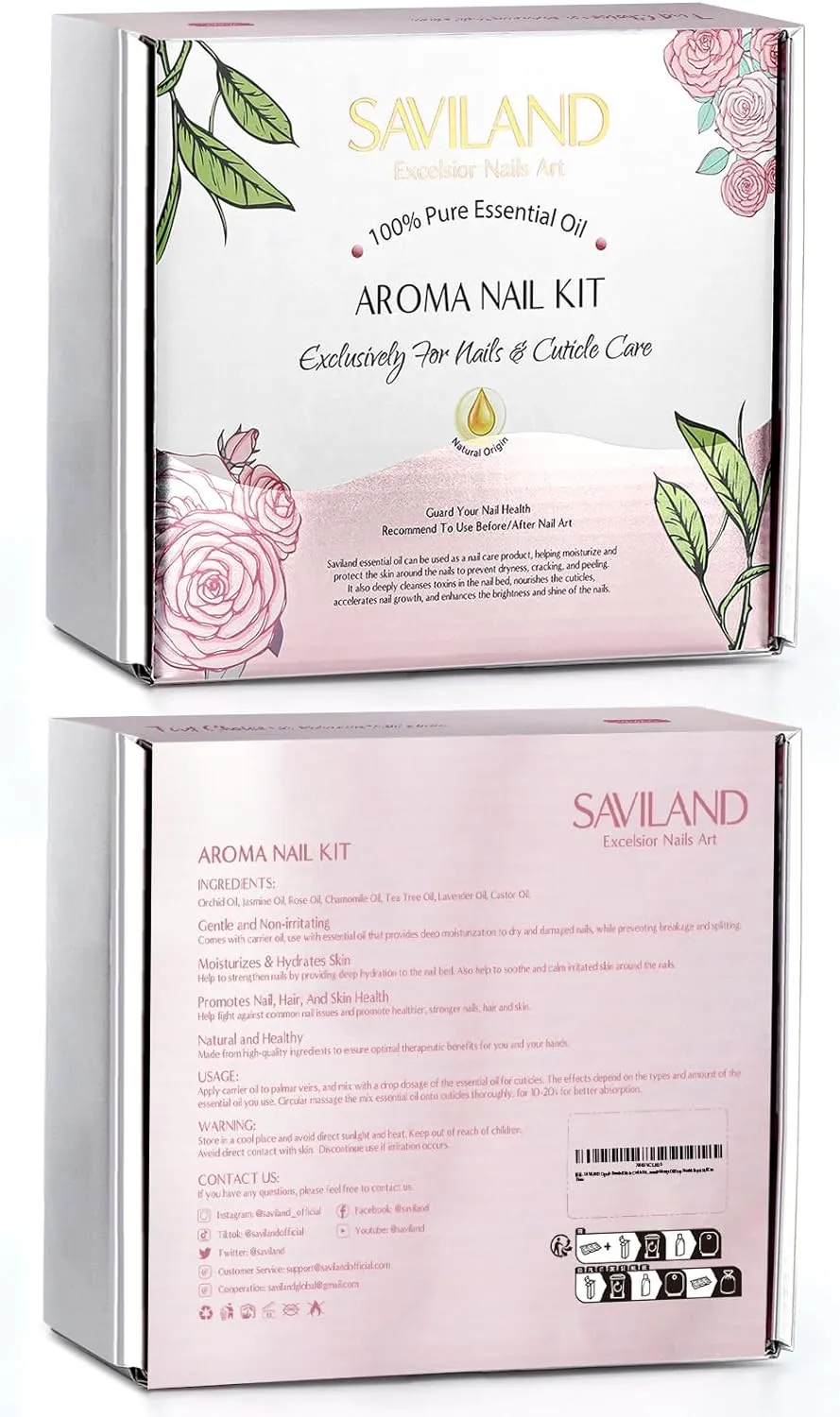 Saviland Olio Cuticole nutriente vegetale rinforzante