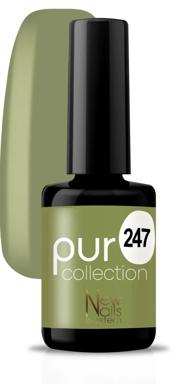 New Nails System Green Life 247 smalto semipermanente verde oliva