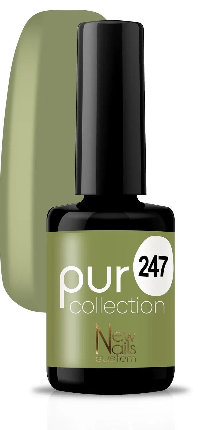 New Nails System Green Life 247 smalto semipermanente verde oliva
