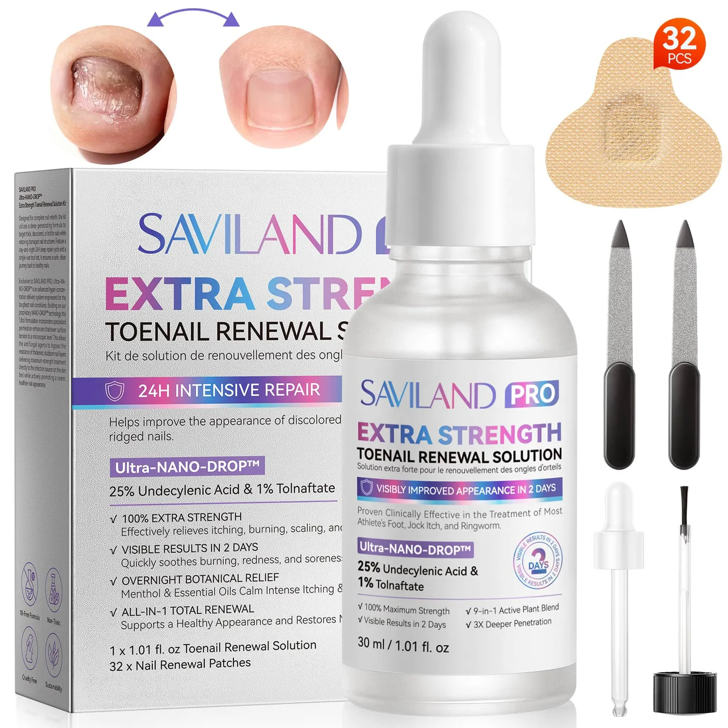 Saviland Day Night trattamento unghie antimicotico extra forte